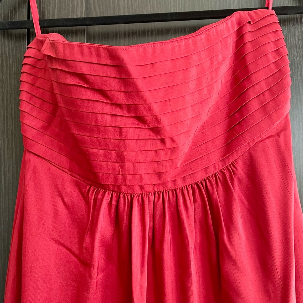 Banana Republic Strapless Red Cocktail Dress, Size 8